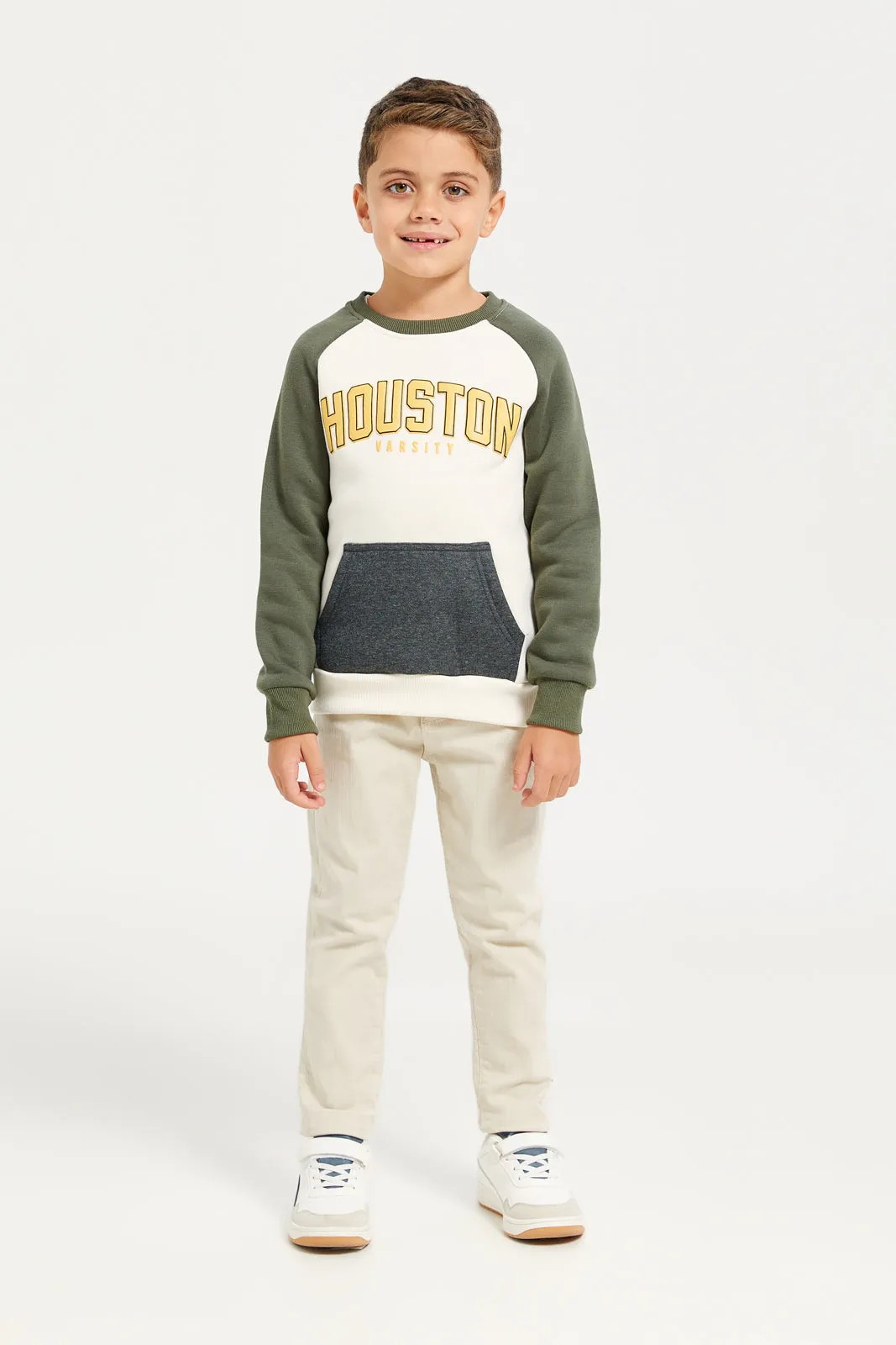 Boys Multicolour Houston Printed Sweatshirt sold by Redtag product image thumbnail 2