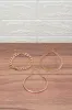 Women Gold Embellished Bracelet Set (Pack of 3) sold by Redtag