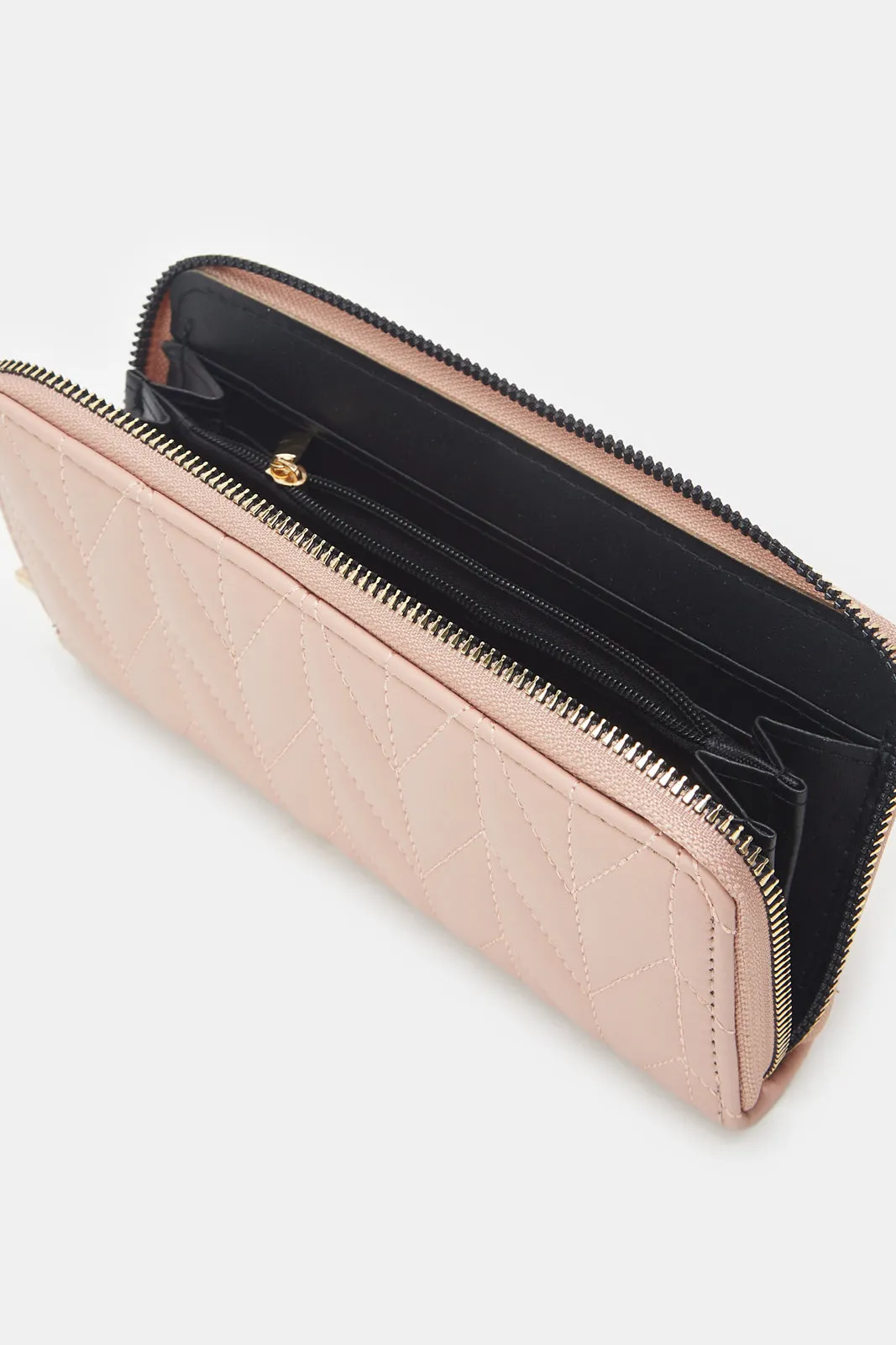 Women Pink Zipper Purse sold by Redtag product image thumbnail 4