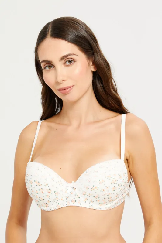 Women Assorted Printed Balconette Bra Set (Pack Of 3) sold by Redtag