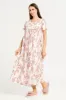 Women Ivory Printed Nightgown sold by Redtag