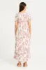 Women Ivory Printed Nightgown sold by Redtag