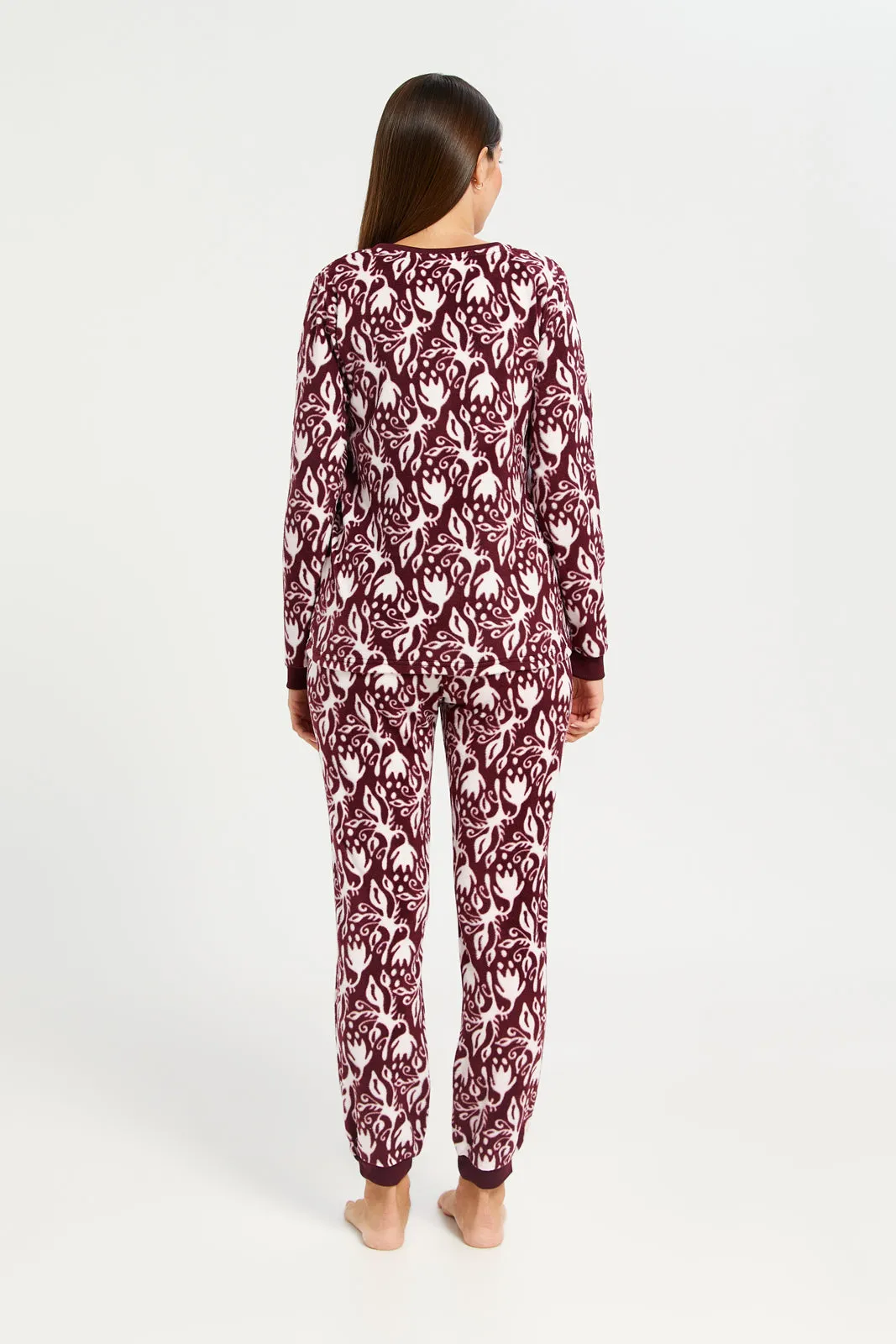 Women Assorted Printed Long Sleeve Pyjama Set (2 Piece) sold by Redtag product image thumbnail 4