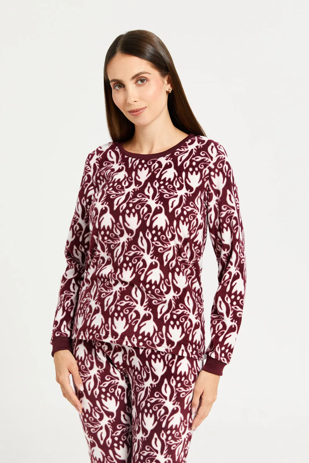 Women Assorted Printed Long Sleeve Pyjama Set (2 Piece) sold by Redtag product image thumbnail 2