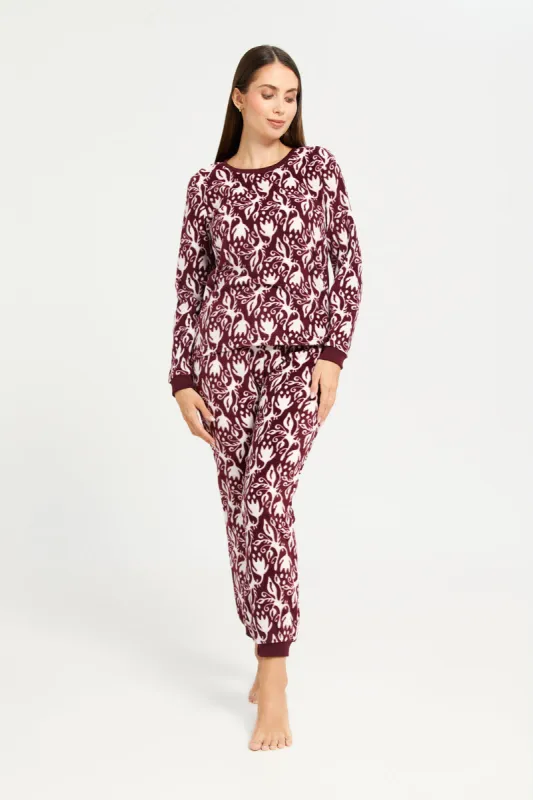 Women Assorted Printed Long Sleeve Pyjama Set (2 Piece) sold by Redtag