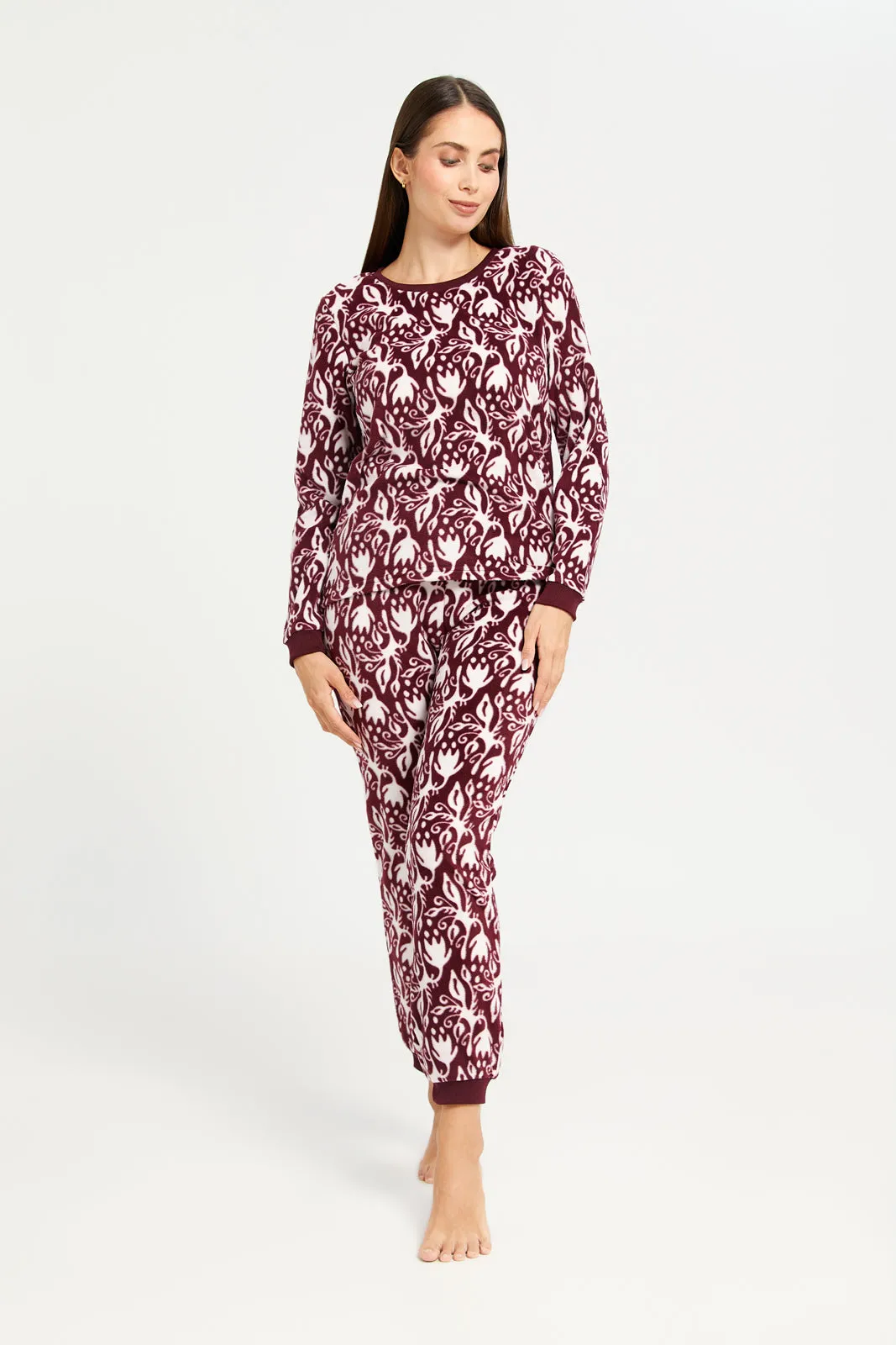 Women Assorted Printed Long Sleeve Pyjama Set (2 Piece) sold by Redtag