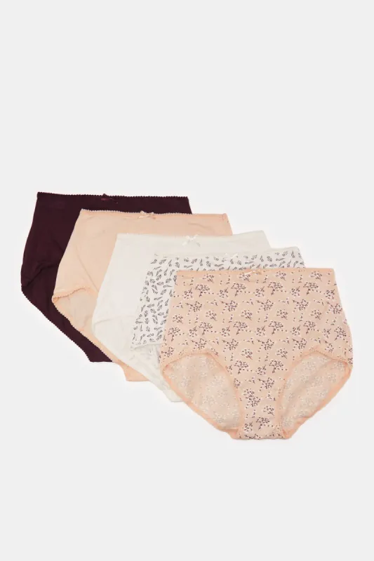 Women Assorted Mama Brief Set (5 Of Pack) sold by Redtag