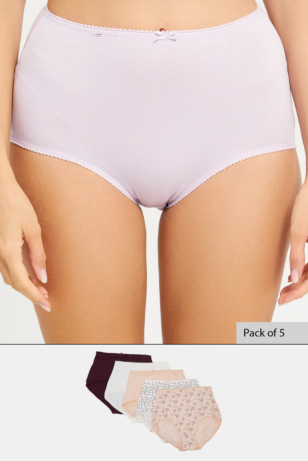 Women Assorted Mama Brief Set (5 Of Pack) sold by Redtag