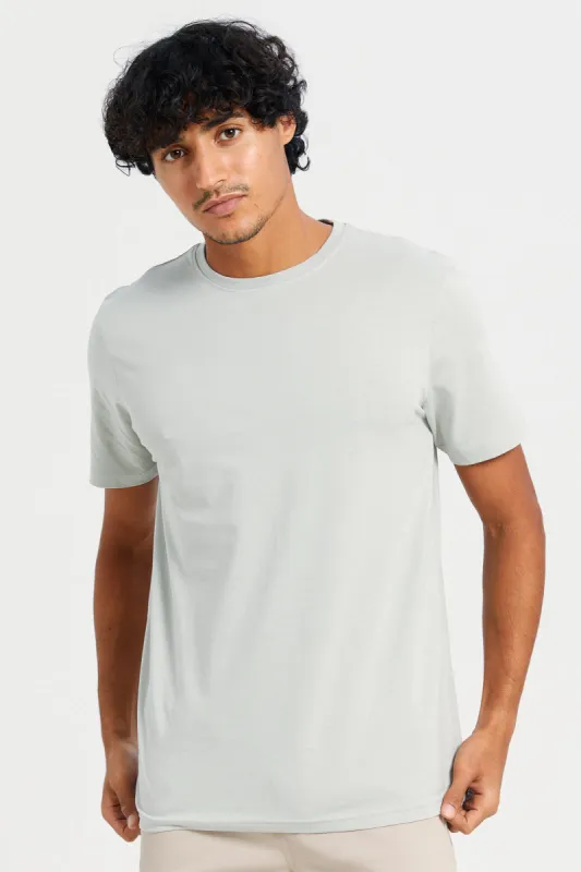 Men Mint Basic T-Shirt sold by Redtag