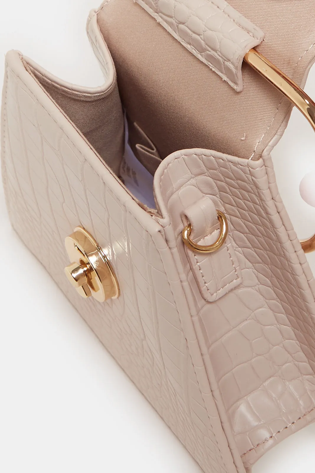 Women Pink With Top Handle Evening Clutch sold by Redtag product image thumbnail 4