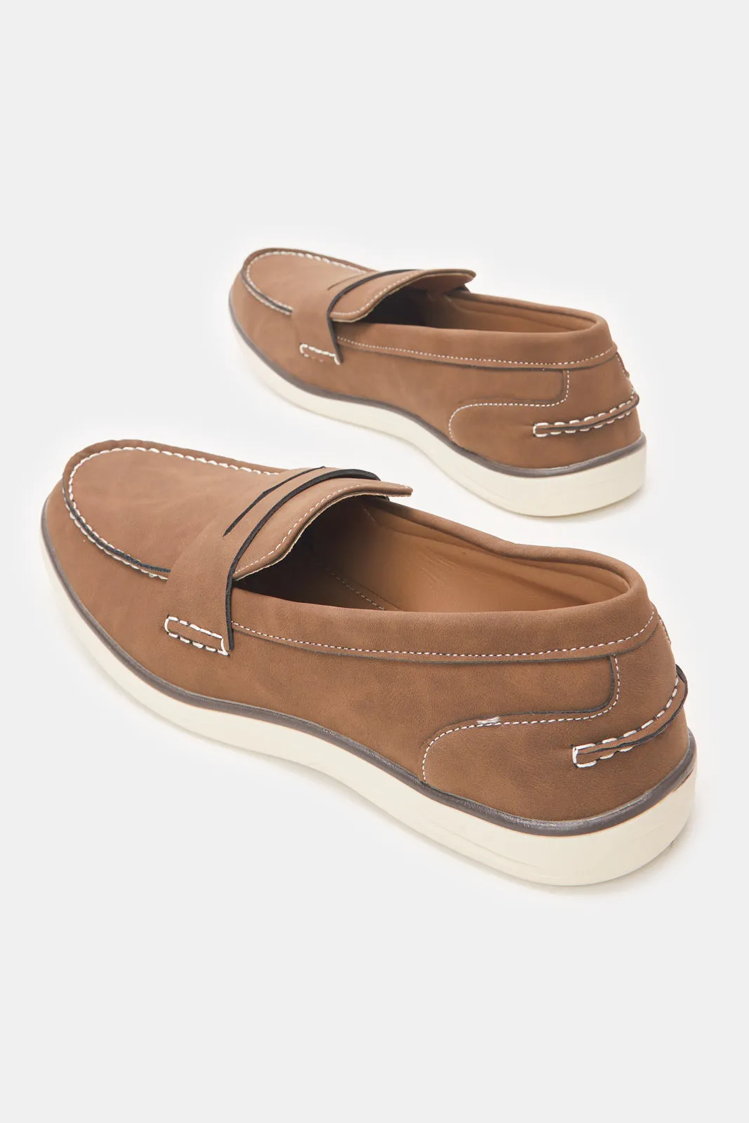 Men Brown Penny Loafers sold by Redtag product image thumbnail 4