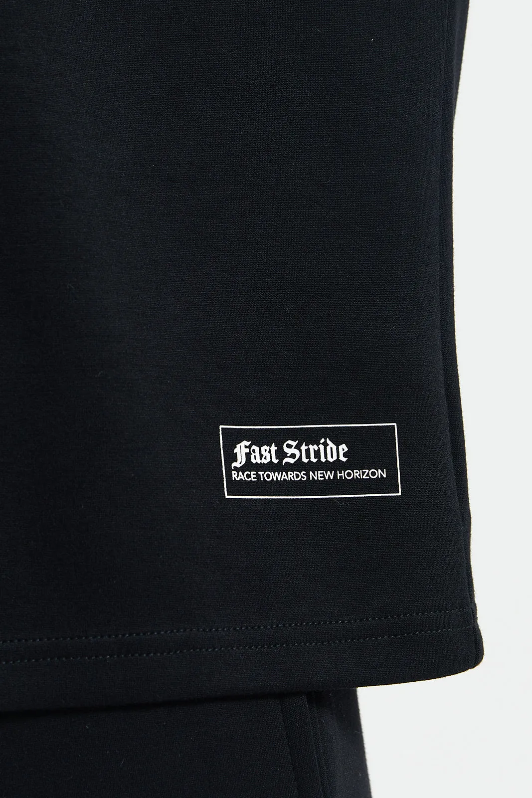 Women Black Drop Shoulder Printed Sweatshirt sold by Redtag product image thumbnail 5