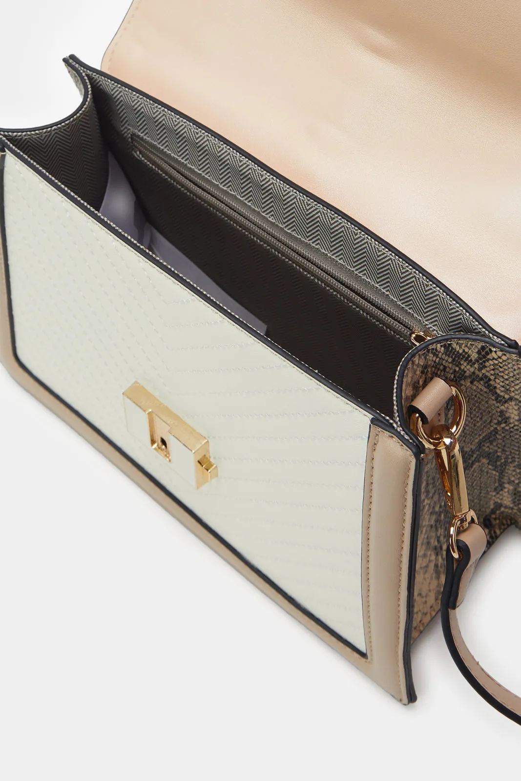 Women Beige Embellished Handbag sold by Redtag product image thumbnail 4