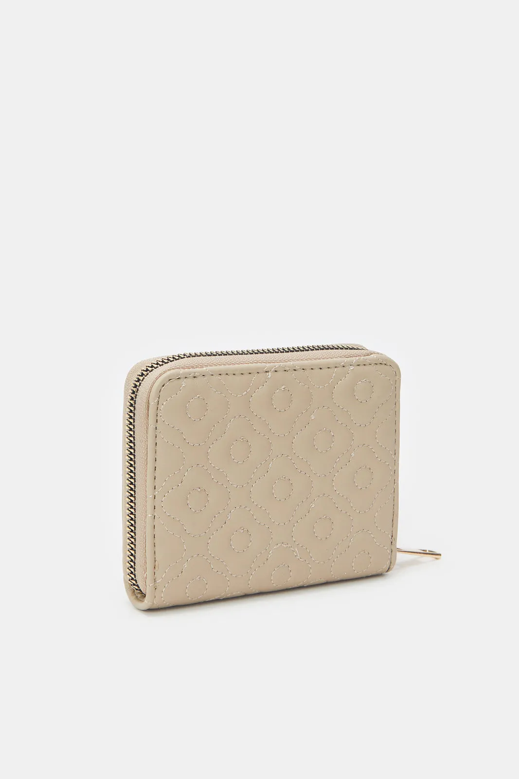 Women Beige Quilted Purse sold by Redtag product image thumbnail 2