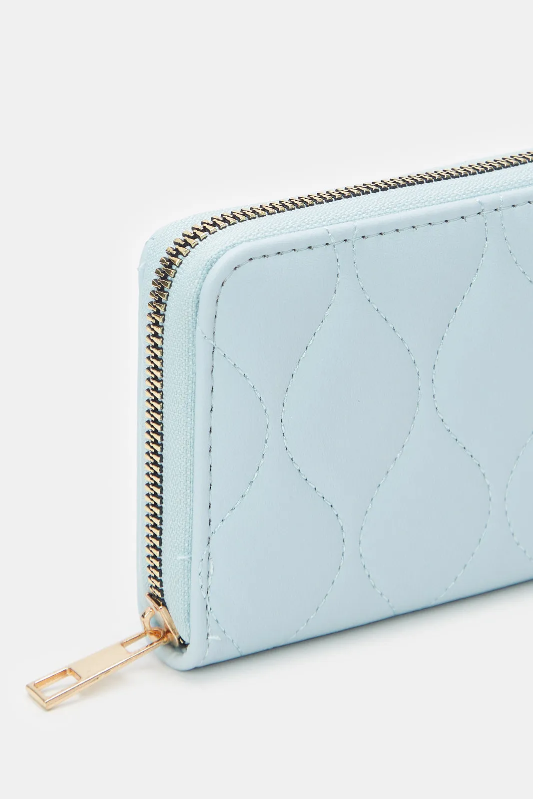 Women Blue Quilted Purse sold by Redtag product image thumbnail 3