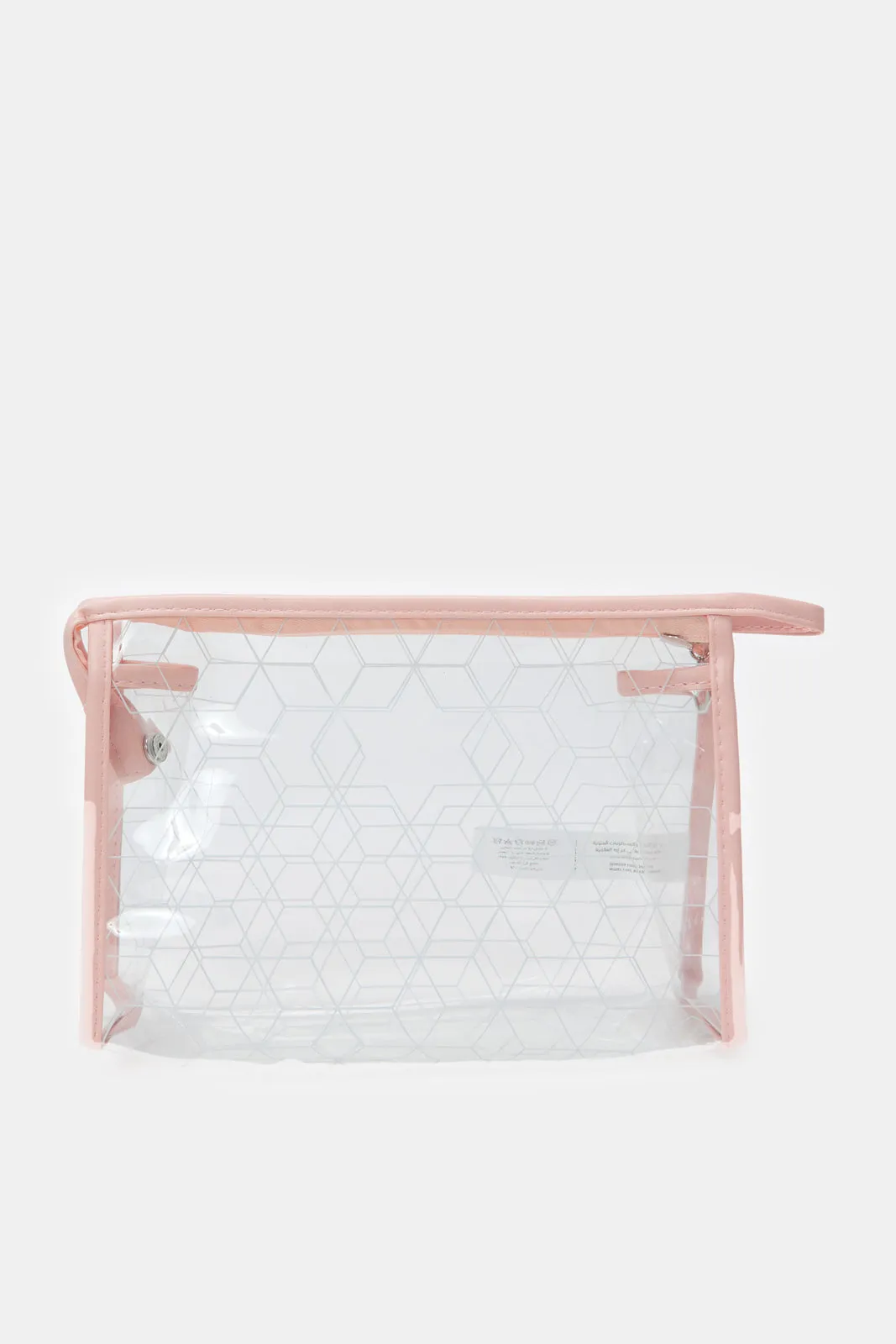 Women Pink Cosmetic Bag Set (3 Piece) sold by Redtag product image thumbnail 2