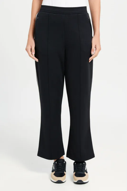Women Black Wide Leg Active Pants sold by Redtag