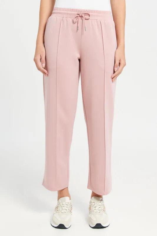 Women Beige Track Pants sold by Redtag