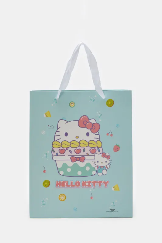 Blue Hello Kitty Gift Bag sold by Redtag