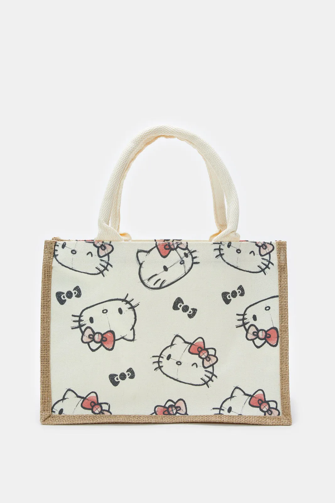 Beige Hello Kitty Shopping Bag sold by Redtag