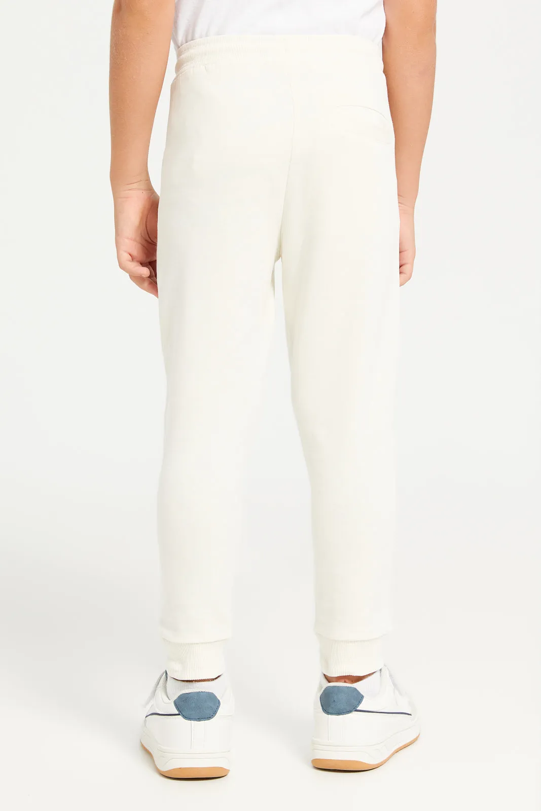Boys Ivory Sonic Print Track Pants sold by Redtag product image thumbnail 3