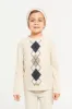 Boys  Beige Pullover With Hat (2 Piece) sold by Redtag