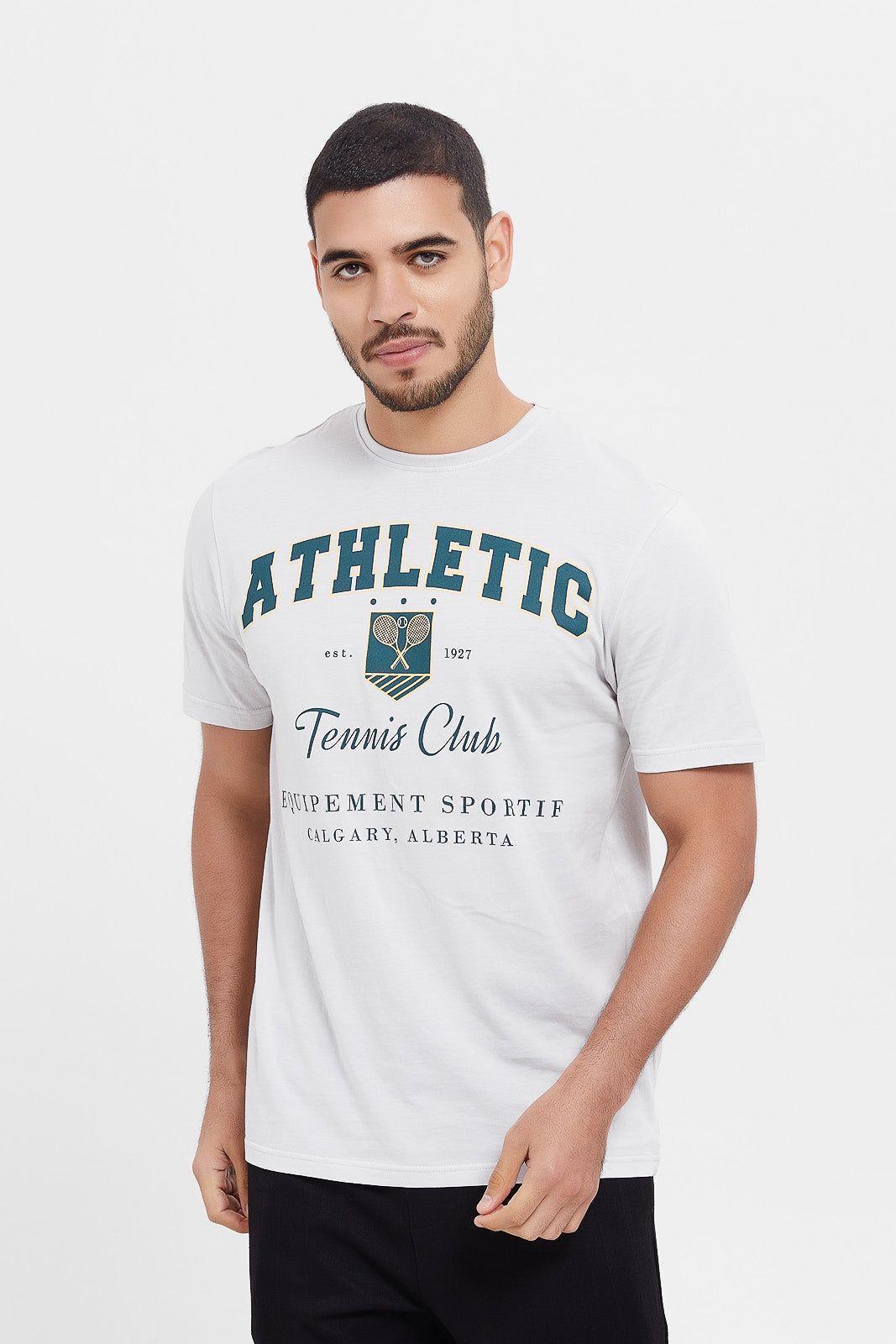 Men Grey Graphic T-Shirt sold by Redtag