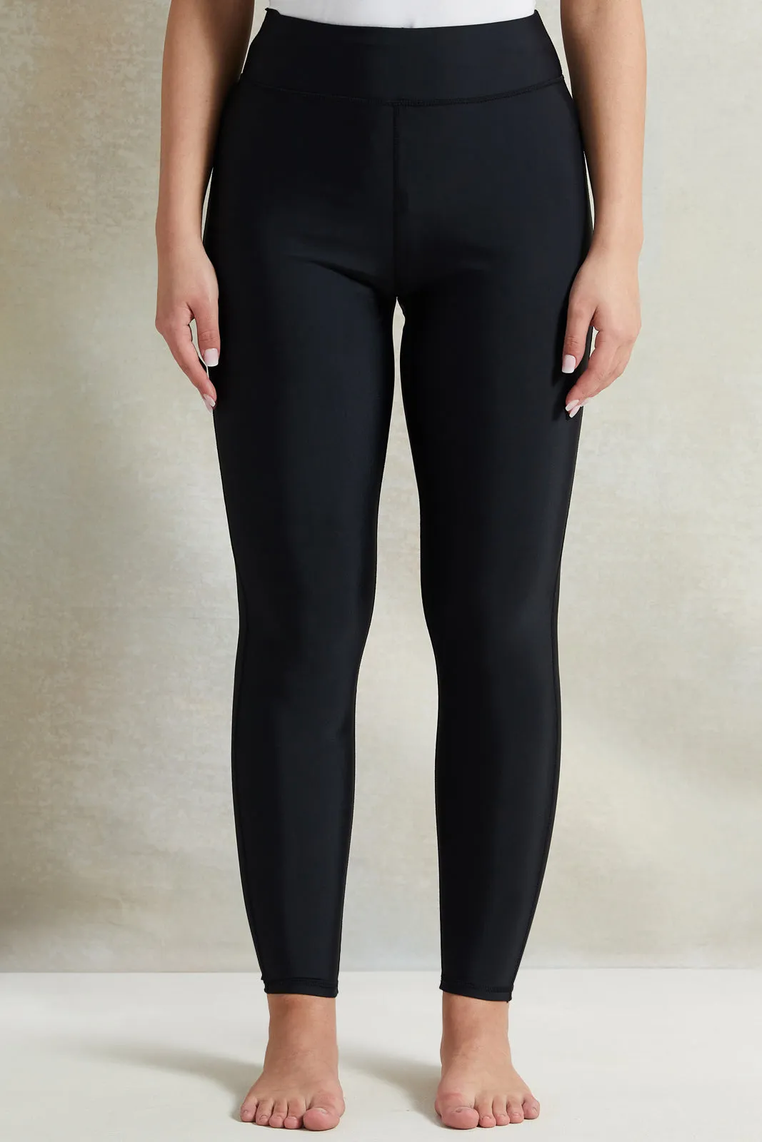 Women Black Butterfly Trim Burkini Set (2 Piece) sold by Redtag product image thumbnail 3