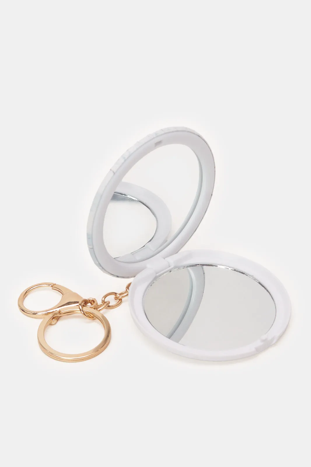 Women White Fashion Pocket Mirror sold by Redtag product image thumbnail 3