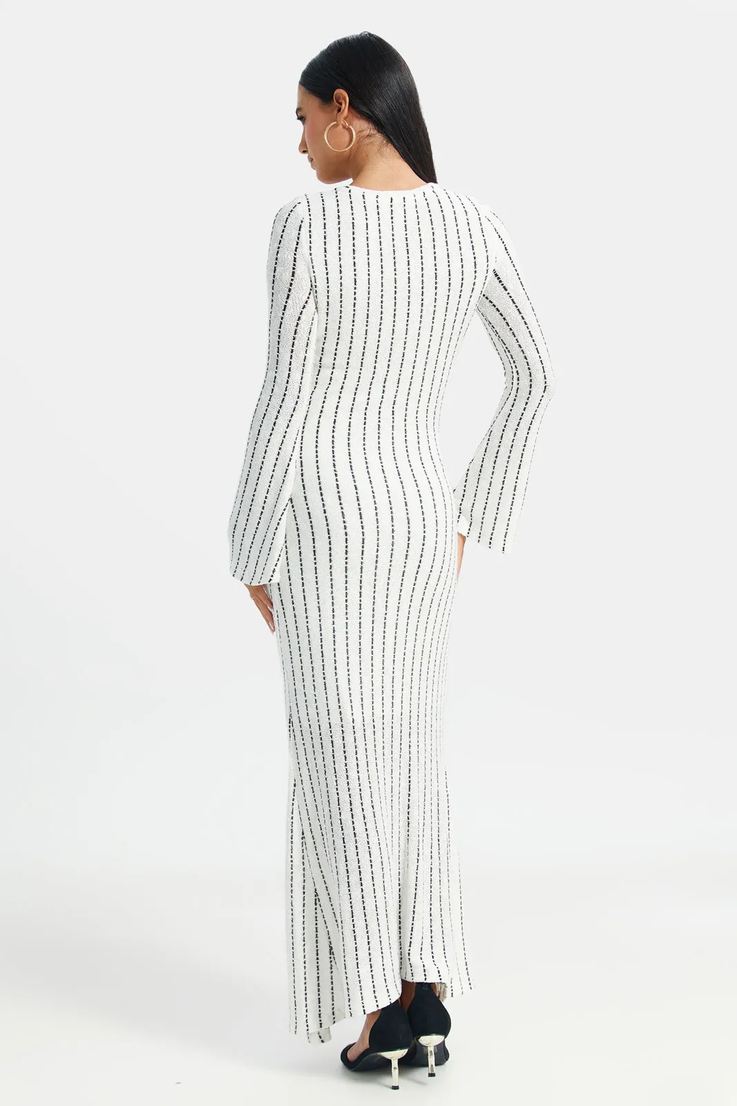 Women Ivory Maxi Dress sold by Redtag product image thumbnail 4