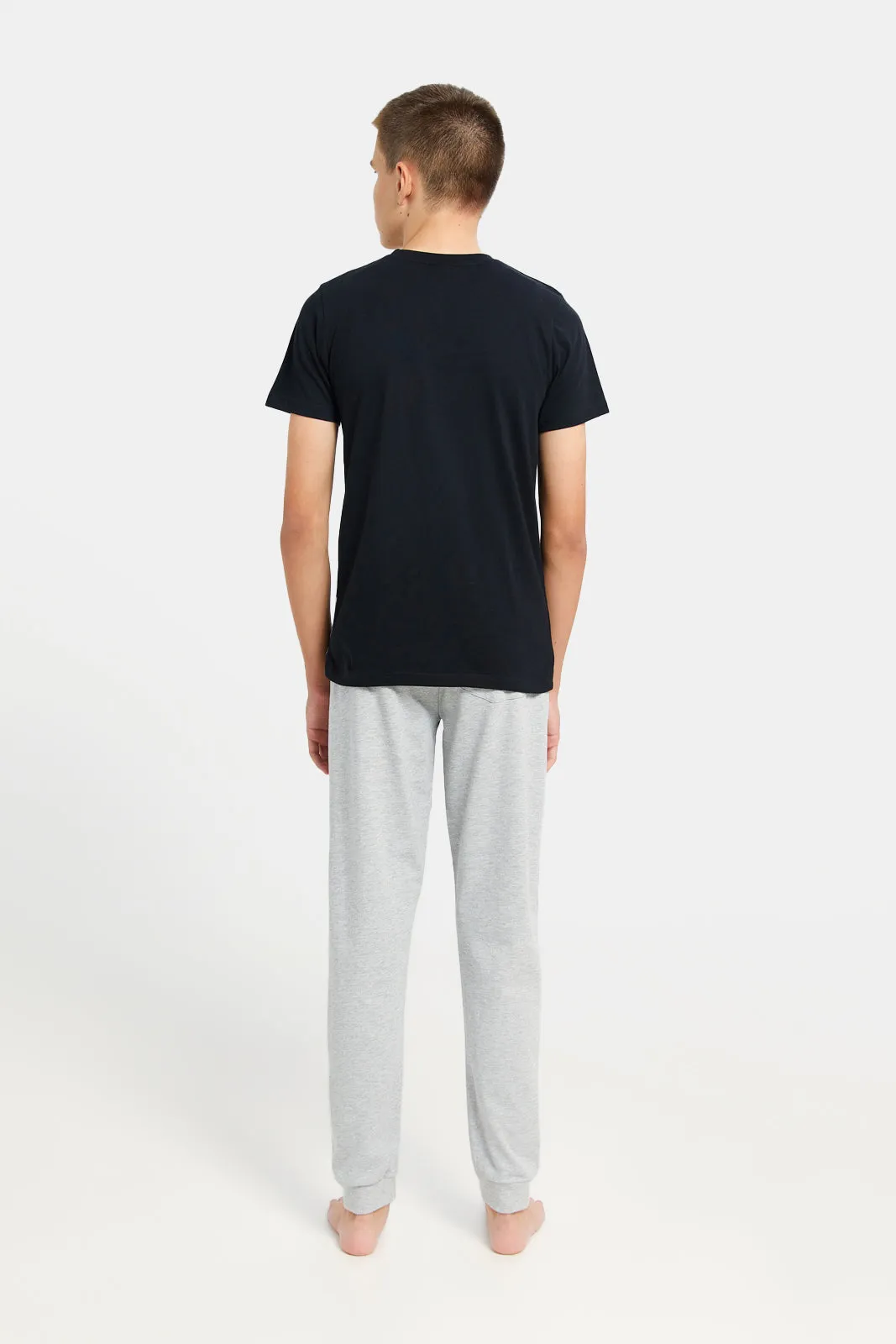 Senior Boys Black And Grey Playstation Pyjama Set (2 Piece) sold by Redtag product image thumbnail 4