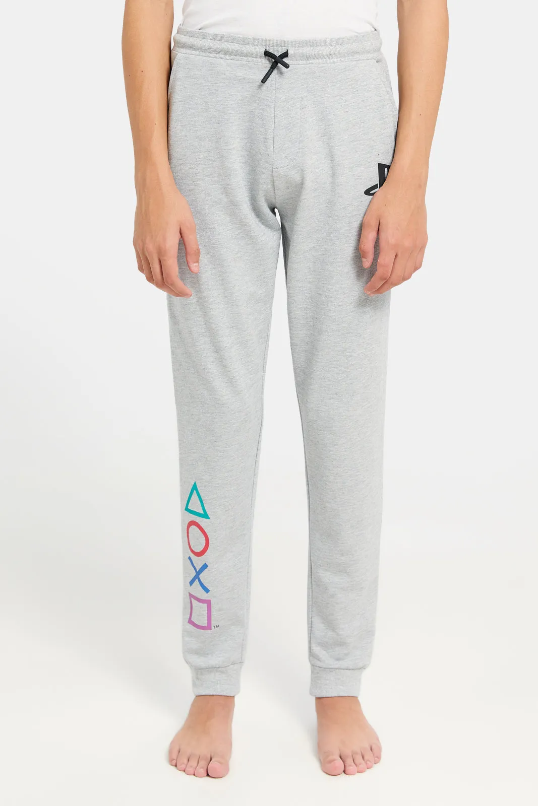 Senior Boys Black And Grey Playstation Pyjama Set (2 Piece) sold by Redtag product image thumbnail 3