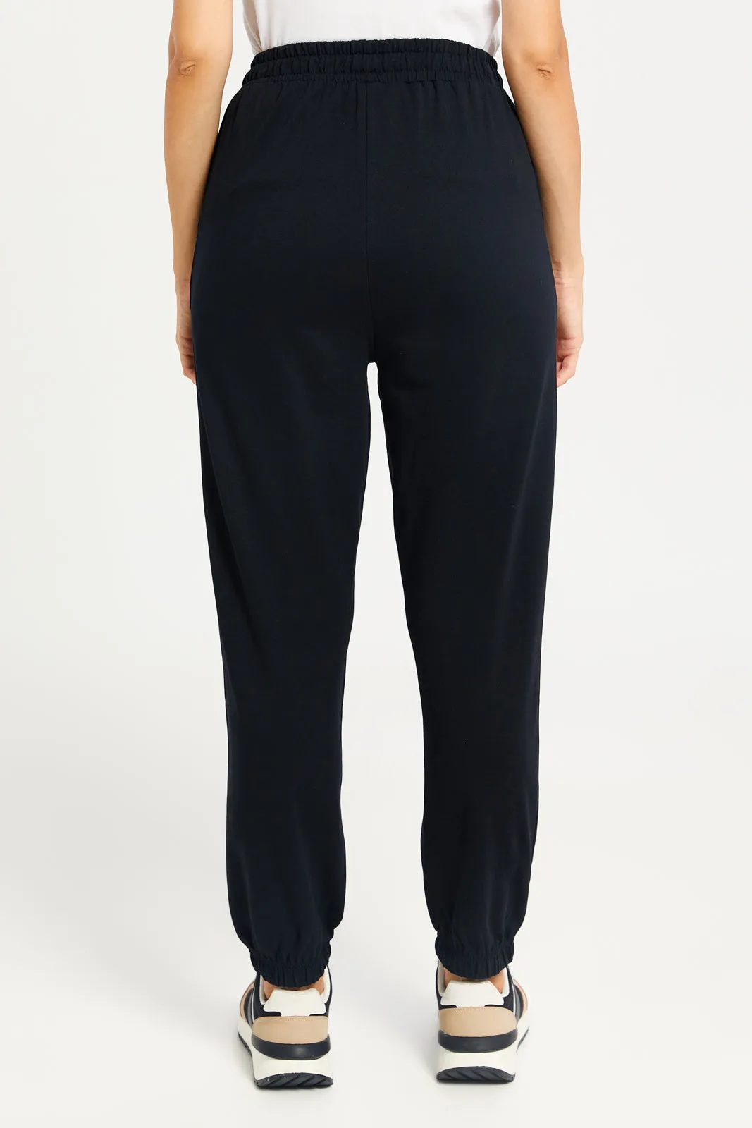 Women Black Active Pants sold by Redtag product image thumbnail 3