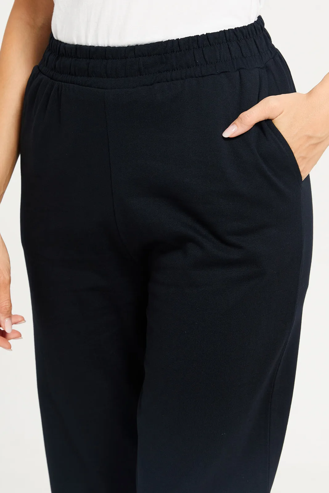 Women Black Active Pants sold by Redtag product image thumbnail 4