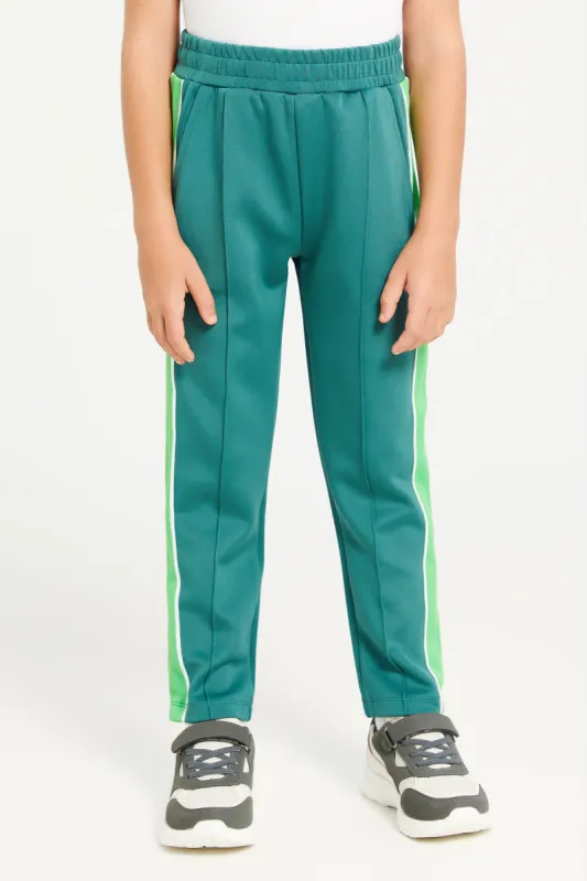 Boys Green Track Pants sold by Redtag