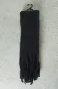 Women Black Knitted Blanket Scarf sold by Redtag