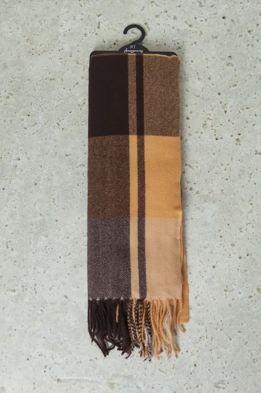 Women Multicolour Knitted Scarf sold by Redtag