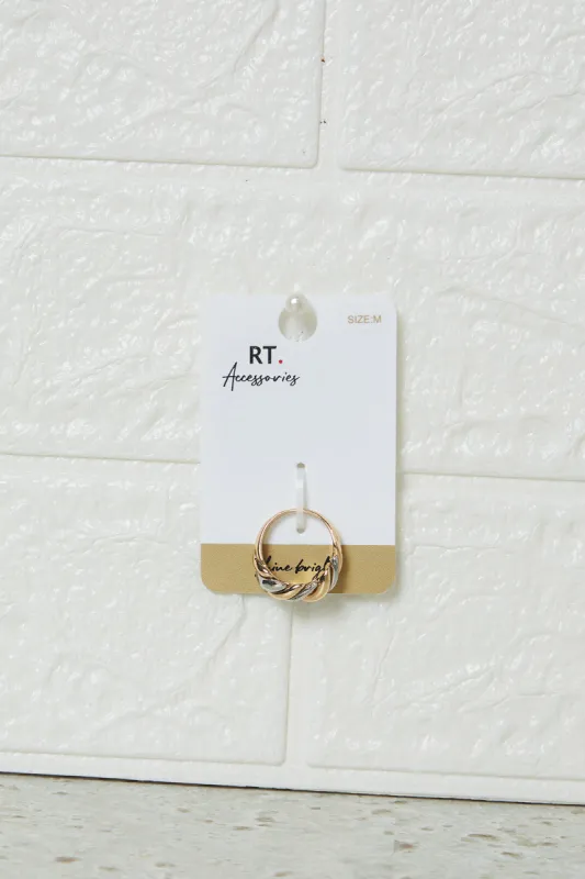 Women Gold Embellished Ring sold by Redtag