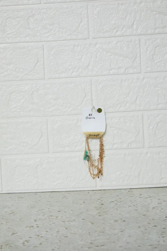 Women Gold Embellished Bracelet Set (4 Piece) sold by Redtag