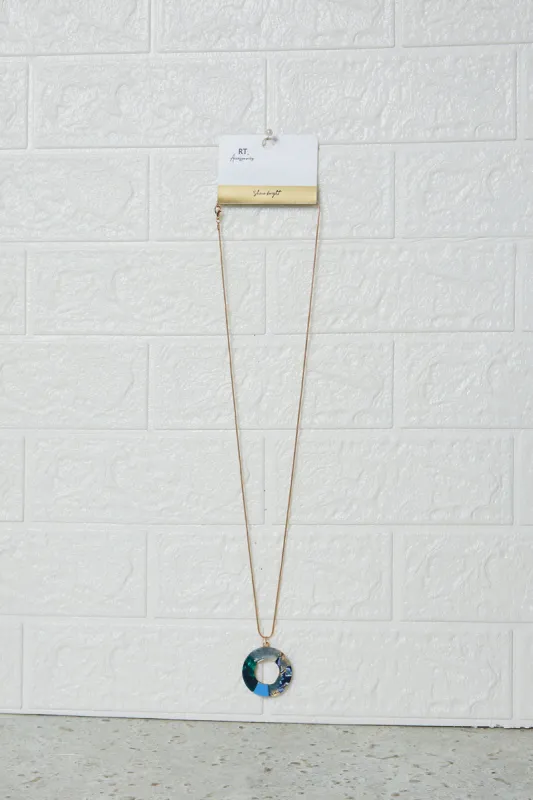 Women Gold Necklace With Pendent sold by Redtag