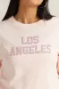 Women Pink Embellished Boxy T-Shirt sold by Redtag