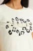 Women Beige Embellished T-Shirt sold by Redtag