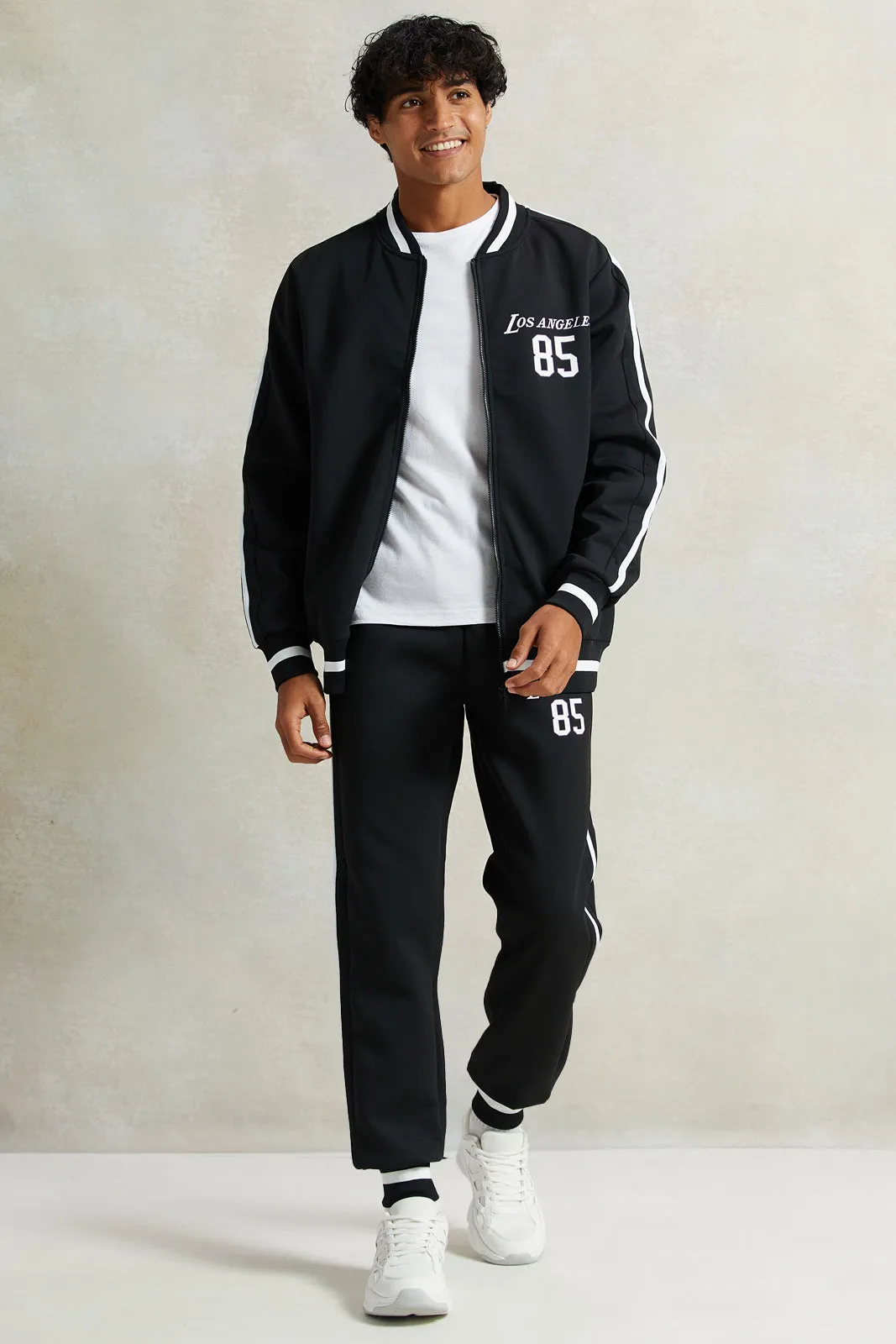 Men Black Basketball Sweatshirt sold by Redtag product image thumbnail 2