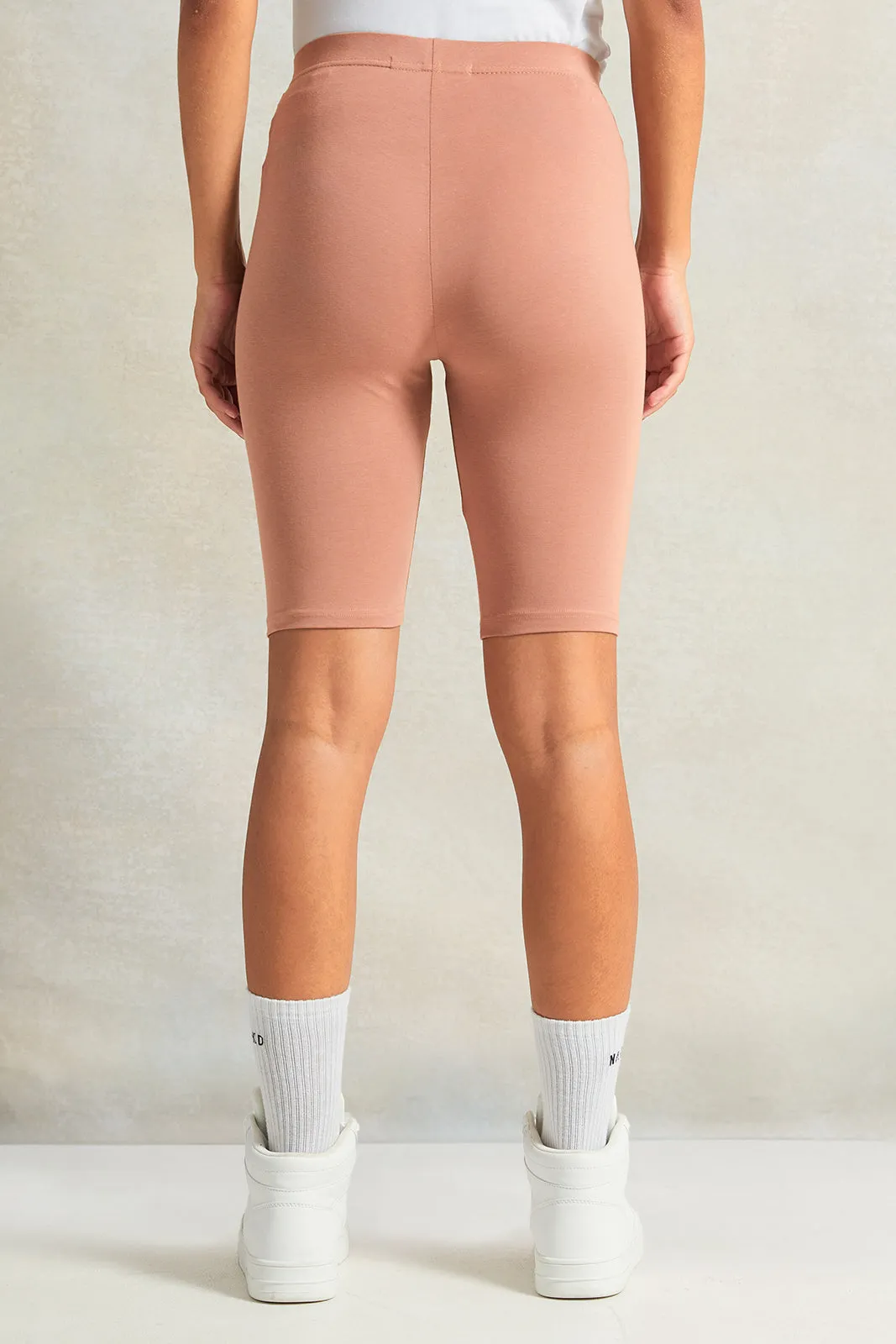 Women Pink Biker Short sold by Redtag product image thumbnail 3