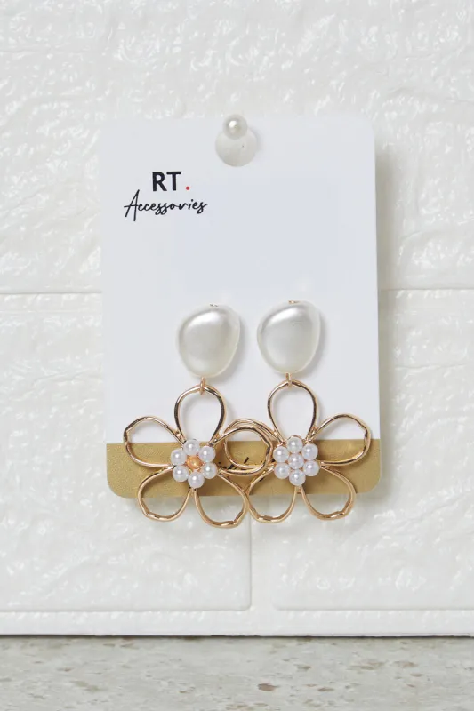 Women Gold Embellished Earring sold by Redtag