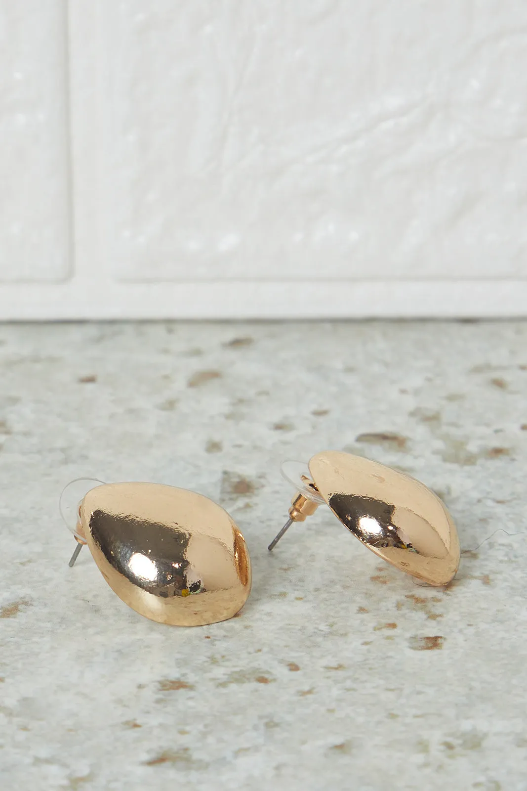 Women Gold Embossed Earrings sold by Redtag product image thumbnail 2