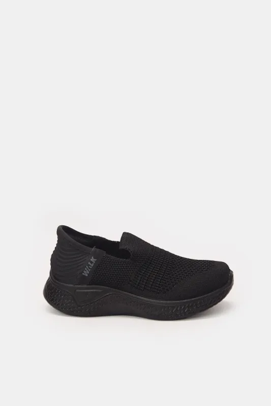 Boys Black Easy Slip-On Shoes sold by Redtag
