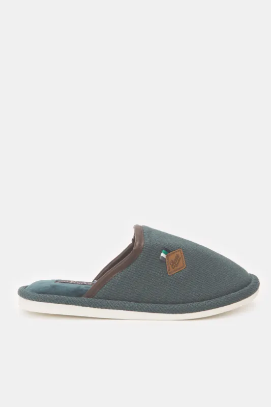 Men Olive Mule Slipper sold by Redtag