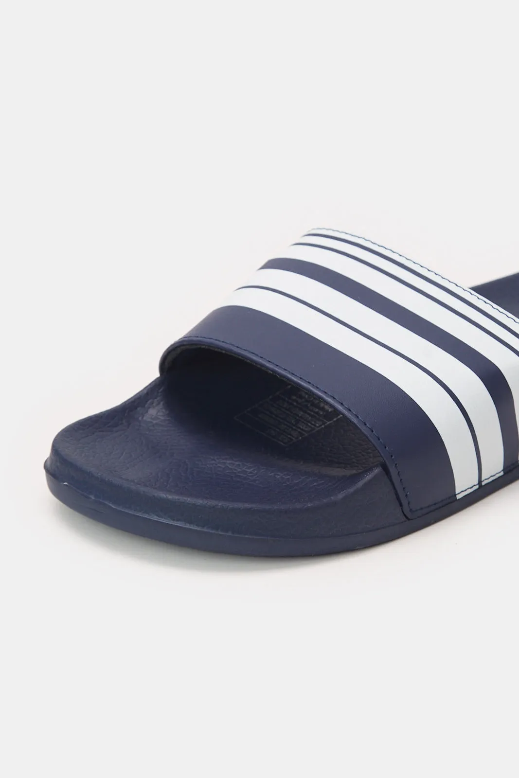 Men Navy Padded Slide sold by Redtag product image thumbnail 3