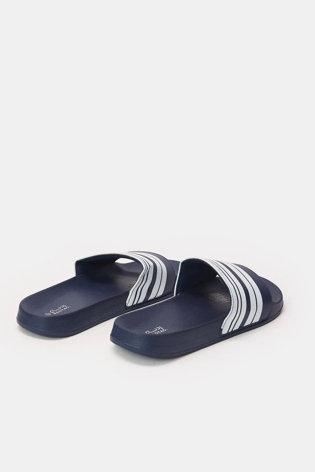 Men Navy Padded Slide sold by Redtag product image thumbnail 4